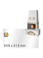 Žáruvzdorné sklo do ABX LAPONIE EXKLUSIVE