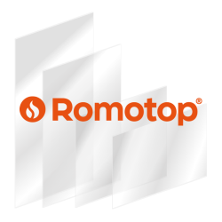 Žáruvzdorné sklo do ROMOTOP